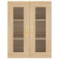 vidaXL Aparador alto madera contrachapada color roble 69,5x34x180 cm vidaXL Aparador alto madera contrachapada color roble 69,5x34x180 cm