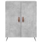 vidaXL Aparador alto madera contrachapada gris hormigón 69,5x34x180 cm vidaXL Aparador alto madera contrachapada gris hormigón 69,5x34x180 cm