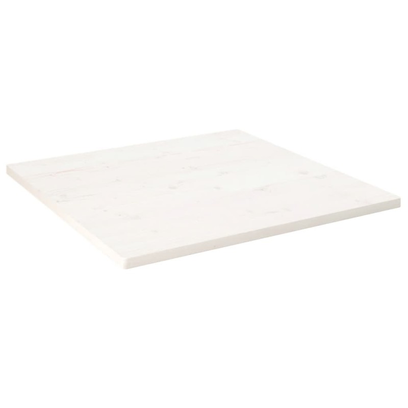 vidaXL Tablero de mesa cuadrado madera maciza pino blanco 90x90x2,5 cm vidaXL Tablero de mesa cuadrado madera maciza pino blanco 90x90x2,5 cm