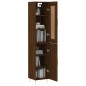 vidaXL Aparador alto madera contrachapada roble marrón 34,5x34x180 cm vidaXL Aparador alto madera contrachapada roble marrón 34,5x34x180 cm