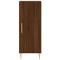 vidaXL Aparador alto madera contrachapada roble marrón 34,5x34x180 cm vidaXL Aparador alto madera contrachapada roble marrón 34,5x34x180 cm
