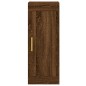 vidaXL Aparador alto madera contrachapada roble marrón 34,5x34x180 cm vidaXL Aparador alto madera contrachapada roble marrón 34,5x34x180 cm