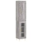 vidaXL Aparador alto madera de ingeniería gris Sonoma 34,5x34x180 cm vidaXL Aparador alto madera de ingeniería gris Sonoma 34,5x34x180 cm