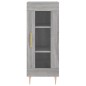 vidaXL Aparador alto madera de ingeniería gris Sonoma 34,5x34x180 cm vidaXL Aparador alto madera de ingeniería gris Sonoma 34,5x34x180 cm