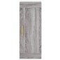 vidaXL Aparador alto madera de ingeniería gris Sonoma 34,5x34x180 cm vidaXL Aparador alto madera de ingeniería gris Sonoma 34,5x34x180 cm