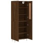 vidaXL Aparador alto madera contrachapada marrón roble 69,5x34x180 cm vidaXL Aparador alto madera contrachapada marrón roble 69,5x34x180 cm
