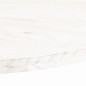 vidaXL Tablero de mesa ovalado madera maciza pino blanco 90x45x2,5 cm vidaXL Tablero de mesa ovalado madera maciza pino blanco 90x45x2,5 cm