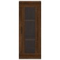 vidaXL Aparador alto madera contrachapada roble marrón 34,5x34x180 cm vidaXL Aparador alto madera contrachapada roble marrón 34,5x34x180 cm