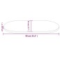 vidaXL Tablero de mesa ovalado madera maciza pino blanco 90x45x2,5 cm vidaXL Tablero de mesa ovalado madera maciza pino blanco 90x45x2,5 cm