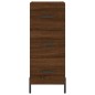 vidaXL Aparador alto madera contrachapada roble marrón 34,5x34x180 cm vidaXL Aparador alto madera contrachapada roble marrón 34,5x34x180 cm