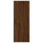 vidaXL Aparador alto madera contrachapada roble marrón 34,5x34x180 cm vidaXL Aparador alto madera contrachapada roble marrón 34,5x34x180 cm
