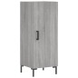 vidaXL Aparador alto madera contrachapada gris Sonoma 34,5x34x180 cm vidaXL Aparador alto madera contrachapada gris Sonoma 34,5x34x180 cm