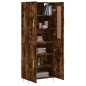 vidaXL Aparador alto madera contrachapada roble ahumado 69,5x34x180 cm vidaXL Aparador alto madera contrachapada roble ahumado 69,5x34x180 cm