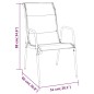 vidaXL Juego de comedor para jardín 7 piezas acero y textilene negro vidaXL Juego de comedor para jardín 7 piezas acero y textilene negro