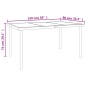 vidaXL Juego de comedor para jardín 7 piezas acero y textilene negro vidaXL Juego de comedor para jardín 7 piezas acero y textilene negro