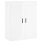 vidaXL Aparador alto madera contrachapada blanco brillo 69,5x34x180 cm vidaXL Aparador alto madera contrachapada blanco brillo 69,5x34x180 cm