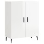 vidaXL Aparador alto madera contrachapada blanco brillo 69,5x34x180 cm vidaXL Aparador alto madera contrachapada blanco brillo 69,5x34x180 cm