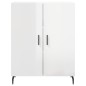 vidaXL Aparador alto madera contrachapada blanco brillo 69,5x34x180 cm vidaXL Aparador alto madera contrachapada blanco brillo 69,5x34x180 cm