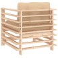 vidaXL Sillones de jardín con cojines 2 uds madera maciza de pino vidaXL Sillones de jardín con cojines 2 uds madera maciza de pino