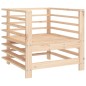 vidaXL Sillones de jardín con cojines 2 uds madera maciza de pino vidaXL Sillones de jardín con cojines 2 uds madera maciza de pino