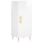 vidaXL Aparador alto madera contrachapada blanco brillo 34,5x34x180 cm vidaXL Aparador alto madera contrachapada blanco brillo 34,5x34x180 cm
