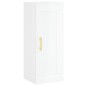 vidaXL Aparador alto madera contrachapada blanco brillo 34,5x34x180 cm vidaXL Aparador alto madera contrachapada blanco brillo 34,5x34x180 cm
