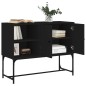 vidaXL Aparador de madera de ingeniería negro 100x40x79,5 cm vidaXL Aparador de madera de ingeniería negro 100x40x79,5 cm