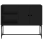 vidaXL Aparador de madera de ingeniería negro 100x40x79,5 cm vidaXL Aparador de madera de ingeniería negro 100x40x79,5 cm