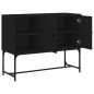 vidaXL Aparador de madera de ingeniería negro 100x40x79,5 cm vidaXL Aparador de madera de ingeniería negro 100x40x79,5 cm