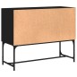 vidaXL Aparador de madera de ingeniería negro 100x40x79,5 cm vidaXL Aparador de madera de ingeniería negro 100x40x79,5 cm