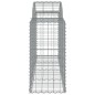 vidaXL Cestas de gaviones 12 uds forma de arco hierro 200x50x80/100 cm vidaXL Cestas de gaviones 12 uds forma de arco hierro 200x50x80/100 cm