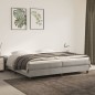 vidaXL Cama box spring con colchón terciopelo gris claro 200x200 cm vidaXL Cama box spring con colchón terciopelo gris claro 200x200 cm