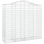 vidaXL Cestas gaviones 14 uds forma de arco hierro 200x50x180/200 cm vidaXL Cestas gaviones 14 uds forma de arco hierro 200x50x180/200 cm