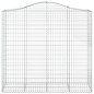 vidaXL Cestas gaviones 14 uds forma de arco hierro 200x50x180/200 cm vidaXL Cestas gaviones 14 uds forma de arco hierro 200x50x180/200 cm