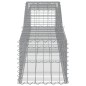 vidaXL Cestas de gaviones 2 uds forma de arco hierro 400x50x40/60 cm vidaXL Cestas de gaviones 2 uds forma de arco hierro 400x50x40/60 cm