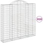 vidaXL Cestas gaviones 10 uds forma de arco hierro 200x50x180/200 cm vidaXL Cestas gaviones 10 uds forma de arco hierro 200x50x180/200 cm