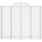 vidaXL Cestas de gaviones 8 uds forma de arco hierro 200x50x160/180 cm vidaXL Cestas de gaviones 8 uds forma de arco hierro 200x50x160/180 cm