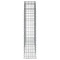 vidaXL Cestas de gaviones 8 uds forma de arco hierro 200x50x160/180 cm vidaXL Cestas de gaviones 8 uds forma de arco hierro 200x50x160/180 cm