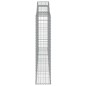 vidaXL Cestas de gaviones 7 uds forma de arco hierro 300x30x140/160 cm vidaXL Cestas de gaviones 7 uds forma de arco hierro 300x30x140/160 cm