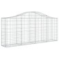 vidaXL Cestas de gaviones 6 uds forma de arco hierro 200x30x80/100 cm vidaXL Cestas de gaviones 6 uds forma de arco hierro 200x30x80/100 cm