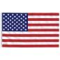 vidaXL Mástil y bandera de Estados Unidos aluminio 6,23 m