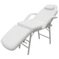 vidaXL Camilla de esteticista cuero sintético blanca 185x78x76 cm vidaXL Camilla de esteticista cuero sintético blanca 185x78x76 cm