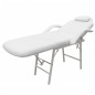 vidaXL Camilla de esteticista cuero sintético blanca 185x78x76 cm vidaXL Camilla de esteticista cuero sintético blanca 185x78x76 cm
