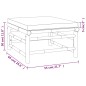 vidaXL Set de muebles de jardín 5 piezas bambú y cojines gris taupé vidaXL Set de muebles de jardín 5 piezas bambú y cojines gris taupé