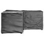 vidaXL Fundas muebles jardín forma de L 2 uds 12 ojales 185x185x90 cm vidaXL Fundas muebles jardín forma de L 2 uds 12 ojales 185x185x90 cm