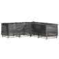 vidaXL Fundas muebles jardín forma de L 2 uds 12 ojales 185x185x90 cm vidaXL Fundas muebles jardín forma de L 2 uds 12 ojales 185x185x90 cm