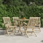 vidaXL Sillas de jardín plegables 4 uds madera maciza teca 56x61x89 cm vidaXL Sillas de jardín plegables 4 uds madera maciza teca 56x61x89 cm