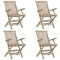 vidaXL Sillas de jardín plegables 4 uds madera maciza teca 56x61x89 cm vidaXL Sillas de jardín plegables 4 uds madera maciza teca 56x61x89 cm