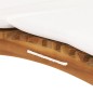 vidaXL Tumbonas con cojines 2 unidades madera maciza de teca vidaXL Tumbonas con cojines 2 unidades madera maciza de teca