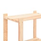 vidaXL Estantería 5 niveles 2 unidades madera pino maciza 250 kg vidaXL Estantería 5 niveles 2 unidades madera pino maciza 250 kg